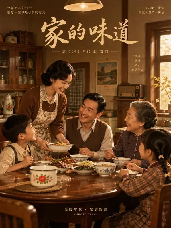 AI黄果《六零年代好生活》短剧封面